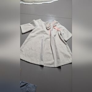 NWT Tahari baby girl sweater dress with bow front size 5T